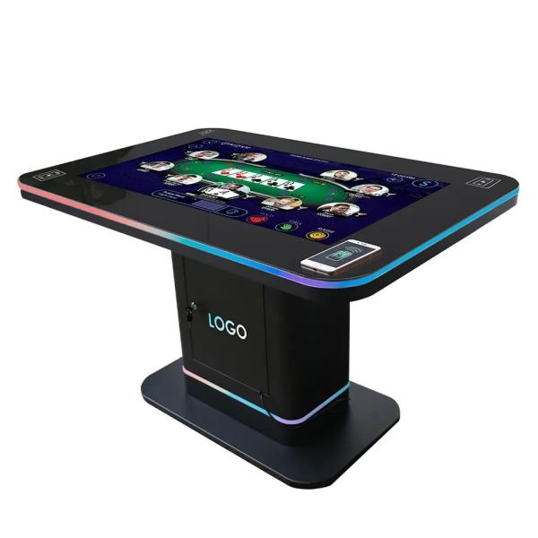 Quality Smart Gaming Desk Interactive Touch Screen Table 500 Nits For Shopping Mall for sale