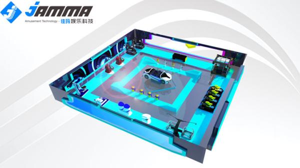 Quality Multi Players Virtual Reality Center Custom Indoor 100 Sqm Electic System for sale