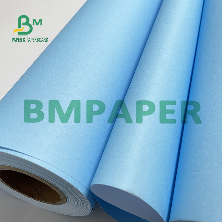 20LB Single Sided Blue CAD Plotter Drawing Paper For Everyday Use