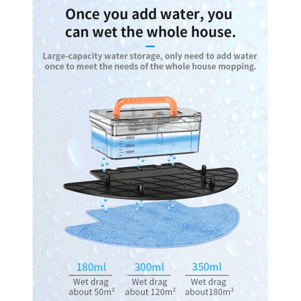 Automatic Remote Control Robot Vacuum Cleaner , Intelligent Robot Sweeper And Mop