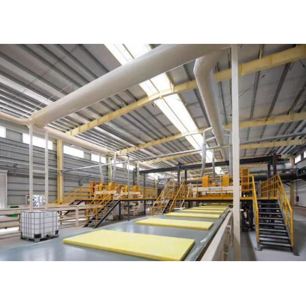Automatic Rock Wool Production Line with Adjustable Felt Size 1000mm and 2-40 m/min Line Speeds