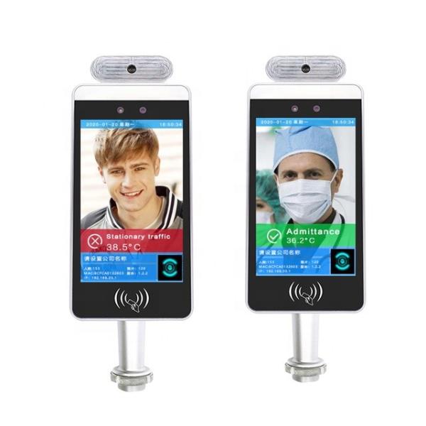 Quality 500cd/M2 LCD Panel Barrier Fever Body Thermometer for sale