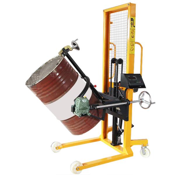 Quality DT500 Portable 0.12mps Vertical 205l Drum Handling Lifter Cart for sale