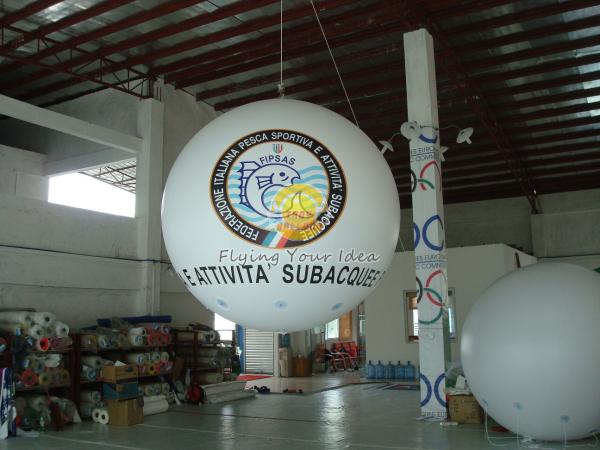 Quality Customized Inflatable Fireproof advertising helium balloons with UV protected printing for sale