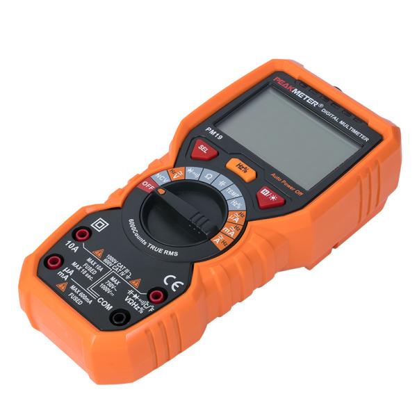 Hand - Held Digital Multimeter With Auto Range And True Virtual Value AC DC Voltage Current