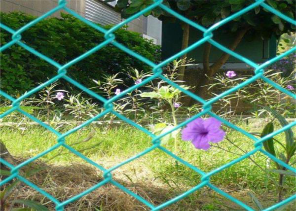 Quality 6 Feet High 3mm Diamond Chain Link Fence Pvc Coated Cyclone Wire Mesh for sale