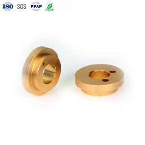 China Precision CNC Aluminum Parts ODM  CNC Machining Parts Liner With Anodized Gold on sale