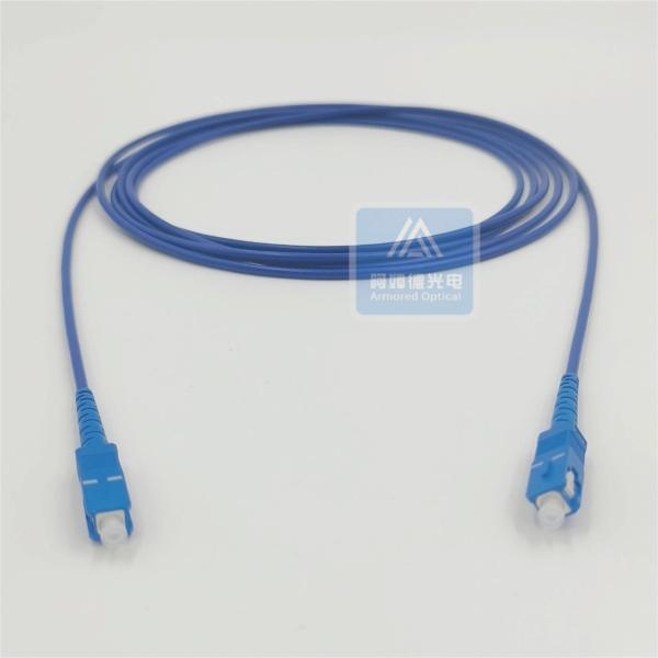 Connector Sc Upc Patch Cord 15m 3.0mm Blue LSZH Flame Resistant FTTH FTTX