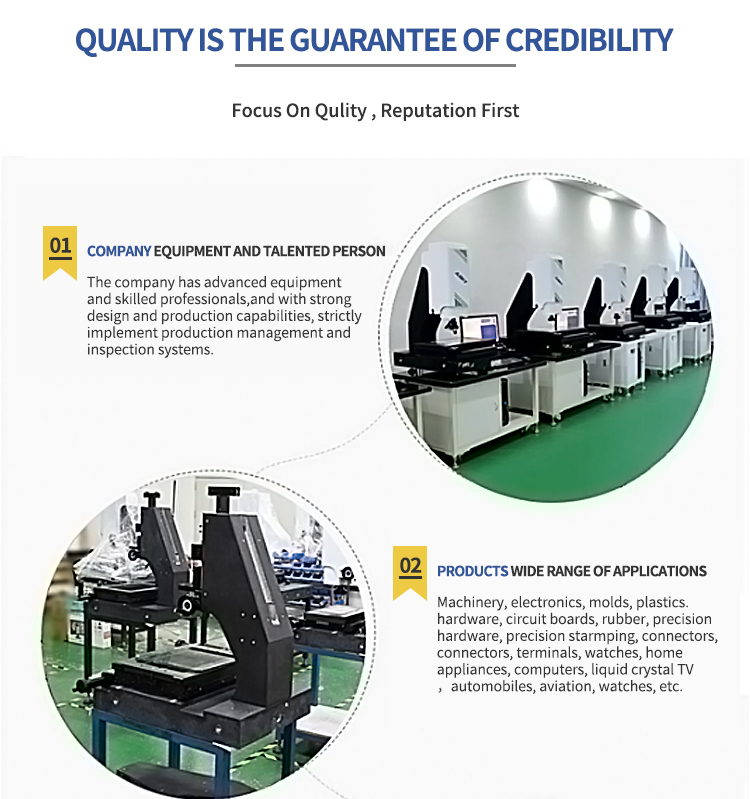 2D 2.5D 3D Image Dimension Measurement System Instrument 3um Accuracy