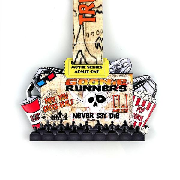 Quality UV Printing Fun Custom Running Medals / personalized race medals for sale