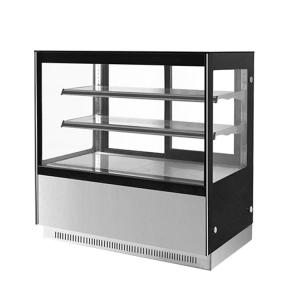 China 4 Layers Bakery Glass Showcase , 6ft Square Glass Sweet Display Case on sale