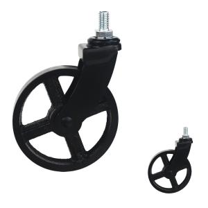 CE Cast Iron 88mm 132lbs Capacity Trolley Wheels Heavy Duty