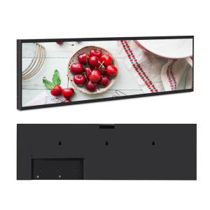 Stretched OEM Tft Taxi Elevator Flat Digital Edge Lcd Display Shelf Advertising Screen
