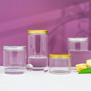 China Transparent PET Wide Mouth Plastic Jar 100ml Cosmetic Empty Containers on sale