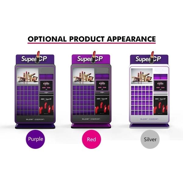 220V Makeup Coin Vending Machine , Self Service Lipstick Vending Machine