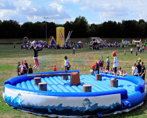 Quality EN71 Inflatable Jousting Arena Interactive Last Man Standing Gladiator Game for sale