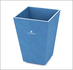 hotel leather sets blue / white pu compedium folder for 5-star hotel guest supply