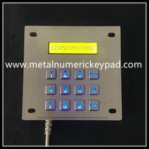 China FCC Certified Stainless Steel Keyboard Illuminated With LED Indicator on sale