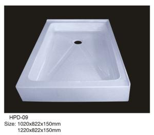 Acrylic shower tray, shower basin,acrylic shower base HDP-09