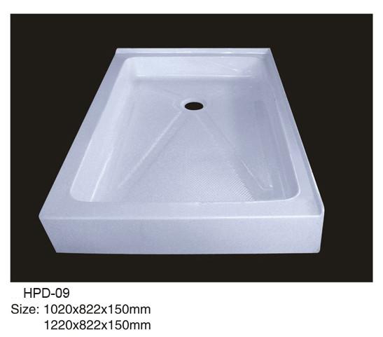 Quality Acrylic shower tray, shower basin,acrylic shower base HDP-09 for sale