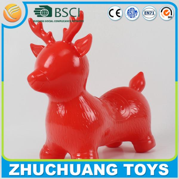 inflatable mini plastic deer toys