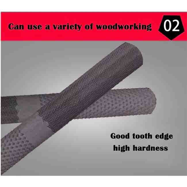 Irregular Four-in-One Steel Rasp Four-Purpose Hardwood File Multi-Function Rasp