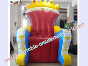 China Colorful Advertising Inflatable , 2.8m Outdoor For King Throne Chair on sale