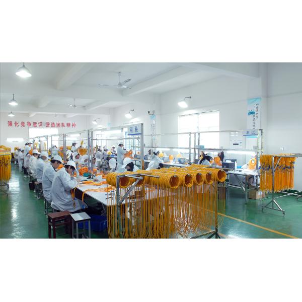 PVC Inner Sheath Fiber Optic Network Cable / Multimode Fiber Cable Yellow Jacket