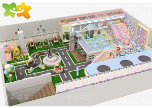 Kids Zone Plastic Indoor Playset , Soft Play Structures Unique Design Non Toxic Material