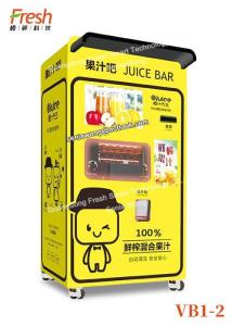 Buy cheap pure orange fresh juice mutilfunction Squeezing Automatic Beverage Vending Machine for college drinking withlarge window product
