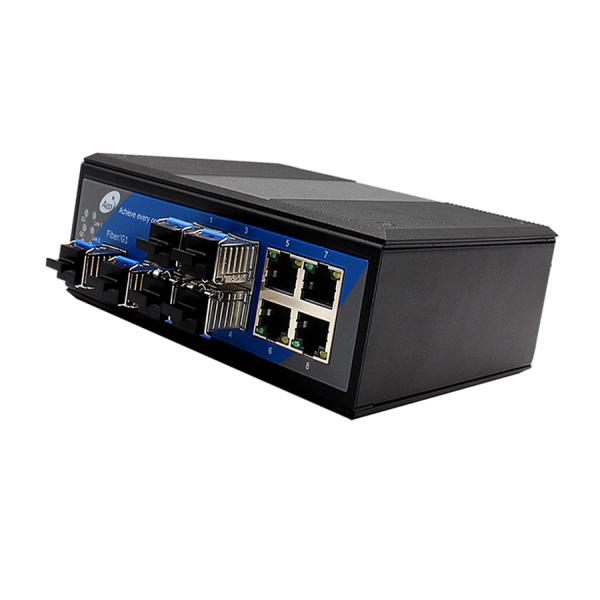 1632 Bytes 10 Port Gigabit Ethernet Switch With Fiber Optic Ports