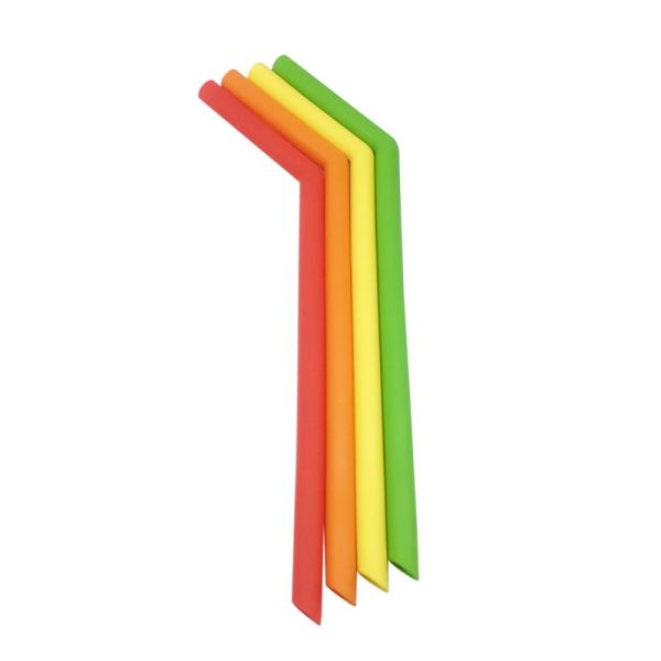 Quality Bendy Tumblers Compatible Silicone Drinking Straws Assorted Color Soft And Bendable for sale
