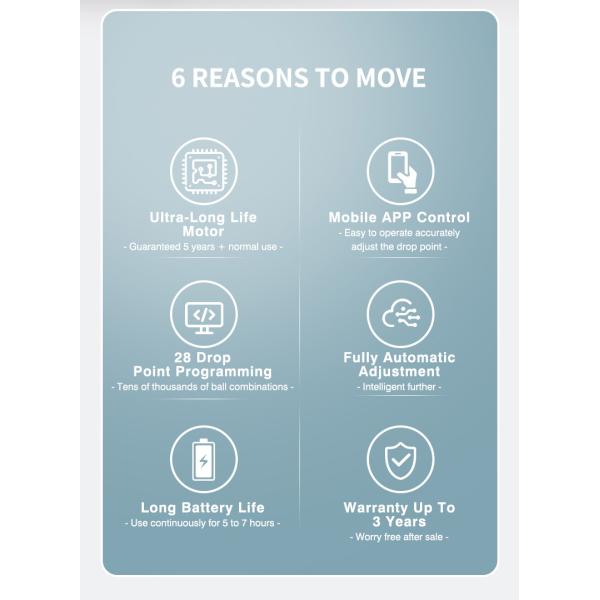 Tennis ball machine APP Control Padel PT-MAX C