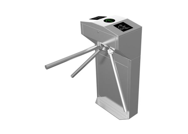 Quality Vertical Tripod Half Height Turnstile Bar Code Reader Card Reader Ticket Solution for sale