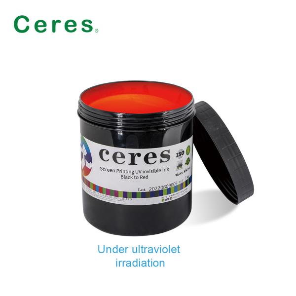 Quality Security Printing Ink Uv Invisible Ink Black To Red for sale