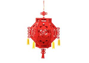 China Chinese Festival And Celebration 100pcs Felt Paper Lantern on sale