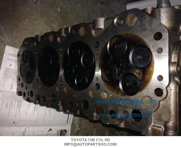Quality Toyota Automotive Cylinder Heads 5K / 7K / 22R / 1KD / 2KD / 1KZ / 1HZ / 1FZ / 3S / 5S Tapa De Cilindro Toyota 15B for sale