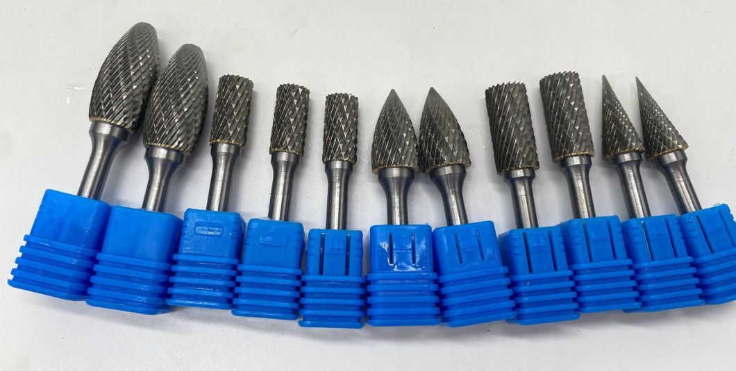 1/8 Shank Single Cut Files Hra85 Rotary Tool Accessory Drill Chucks Accessories Tungsten Carbide Burr Set