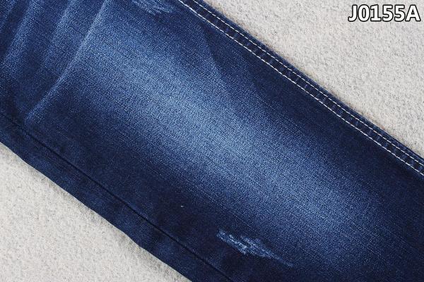 Quality 8.3oz Stretch Soft TR Denim Twill Fabric With OA Slubby Yarn for sale