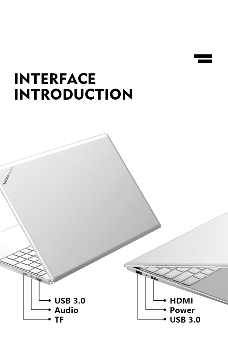 Factory price 15.6 Inch laptop HD 32GB DDR5 512GB 1TB SSD ordinateur portable core i7 gaming laptop