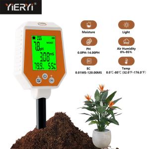 China PH/EC/Moisture/Sunlight/Air Humidity Soil PH Meter Digital Soil Tester on sale