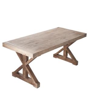 Buy cheap Solid Wood Customized Vintage Neoclassical Wooden Dining Table for Dining and Living Room Craftsmanship product