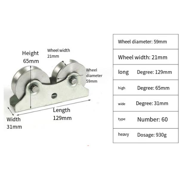 Polished Finish Stainless Steel Sliding Screen Door Rollers For Sliding Gate And Folding Gate