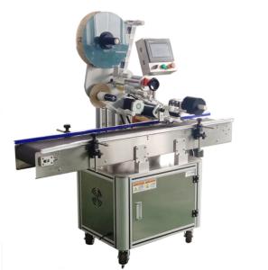 China Industrial Plane Automatic Flat Labeling Machine 1kw Power For Food Cosmetics on sale