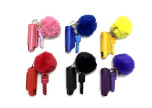Buy cheap Security Keychain 20ml Pepper Spray Keychain Set Mini Plastic Shell product