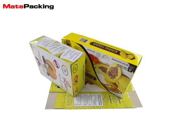 Quality Folding Customized Cookie Packaging Boxes , Paper Cardboard Food Boxes for sale