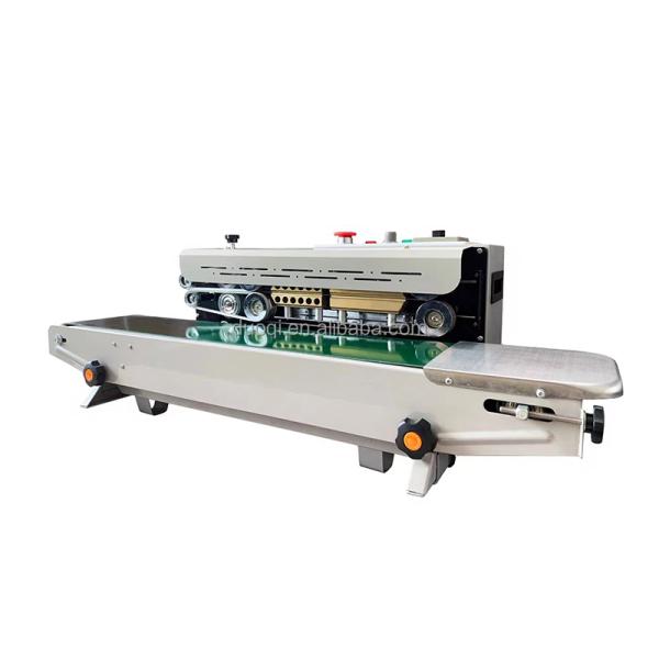 Corrosion Proof Continuous Bag Sealing Machine Energy Efficient Fatigue Resistant