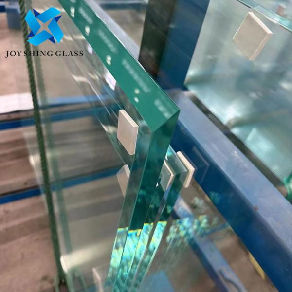 Quality Customized Ultra Clear Toughened Glass With 45° Beveled Edge for sale