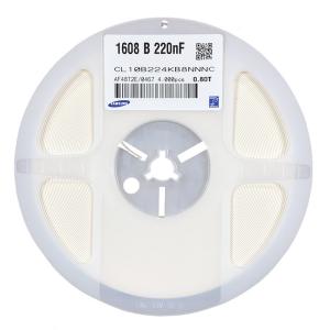 China 220nF+/-10% 50V X7R 0603 SMD Chip Capacitor Multilayer Ceramic Capacitors CL10B224KB8NNNC on sale