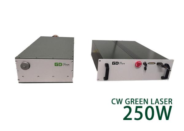Quality 250W Single Mode Nanosecond Tunable CW Laser Green Fiber Laser for sale